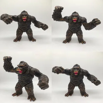 Киноверсия аниме-фигурки Конг-обезьяна-горилла, фигурки героев, Детская игрушечная модель, Коллекция статуэток из ПВХ, подарок