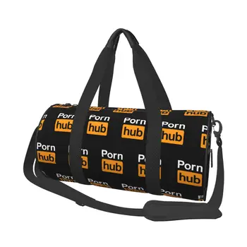 Модные спортивные сумки с логотипом P-Pornhubs, забавный дизайн, спортивная сумка для плавания, Большие сумки для новинок, мужская сумка для фитнеса на открытом воздухе на заказ