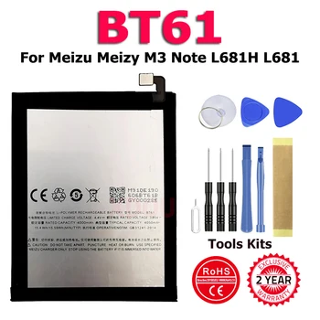 Аккумулятор превосходного Качества BT61 Для Meizu M3 Note L681H L Сменный Аккумулятор Для Телефона + Инструменты для Раздачи Мобильных телефонов
