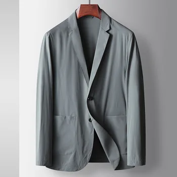 Lin2974-Повседневный пиджак Черный slim professional