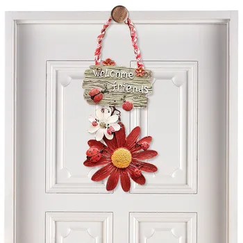 Материал для украшения дверной таблички: смола Приветственный знак позволяет гостям ощутить энтузиазм Центральной части валентинки