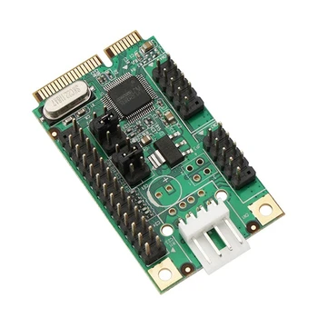 Мини-PCIe к 1 Параллельной Плате контроллера ввода-вывода с 2 Последовательными портами Mini PCI-e к RS232 Dropship