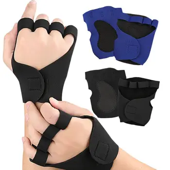 Перчатки для Фитнеса Из Материала для Дайвинга, Дышащие Нескользящие Велосипедные Спортивные Перчатки Для Защиты Ладоней, Впитывающие Пальцы, Защита Ладоней Для Фитнеса