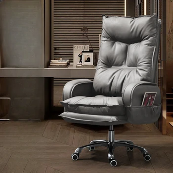 Поручни Сидячие Офисные стулья Вращаются Гостиная Босс Простота Офисные Стулья Спальня Cadeira Геймер Мебель для салона RR50OC