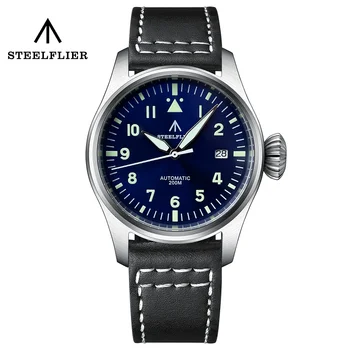 Официальные мужские часы STEELFLIER SF750 класса люкс для бизнеса и отдыха, автоматические механические мужские часы, водонепроницаемые, из нержавеющей стали NH35 316L