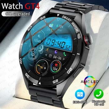 Для Huawei Watch 4 PRO Новые Смарт-часы Мужские с AMOLED HD Экраном GPS Спортивные Wtach IP68 Водонепроницаемые Bluetooth Call Smartwatches Man