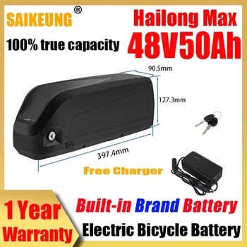 Электрический велосипед Hailong Max 48v Battery 30 40 50 60ah Batterie Velo Bateria Para Bicicleta Electrica 300-3000 Вт Литиевая Батарея