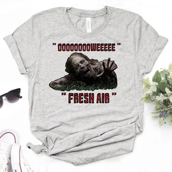 Женские графические футболки The Walking Dead Tee girl y2k clothing