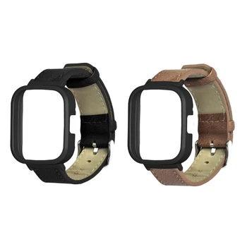 Чехол для часов Redmi Watch 3 с ремешком, черный, коричневый, прямая поставка