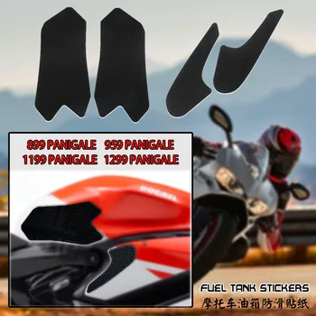 Для DUCATI Panigale 899 959 1199 1299 Защитная накладка для бака мотоцикла Наклейка-наклейка Газовый коленный захват Тяговая накладка сбоку