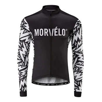2024 Новое Поступление Morvelo Велоспорт Джерси С Длинным Рукавом POO Team Осенняя Велосипедная Одежда Велосипедный Майо MTB Одежда