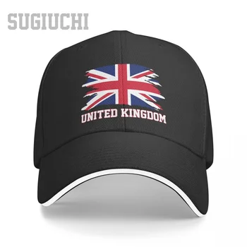 Унисекс Сэндвич Флаг Соединенного Королевства Великобритания Бейсбольная Кепка Мужская Женская Хип-хоп Кепка Snapback Шляпа для гольфа Рыбалка