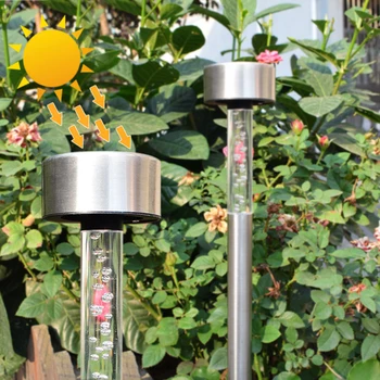 1шт Солнечный Садовый светильник Уличная лампа с питанием от фонаря Водонепроницаемое Ландшафтное освещение для дорожки, патио, газона во дворе