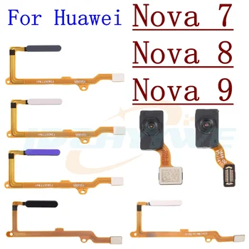 Оригинальный сканер отпечатков пальцев для Huawei Nova 7 8 9 SE Pro 7i Touch ID Кнопка подключения домой Гибкий кабель Запасная часть