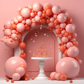 100шт Набор 10 Дюймовых Розовых Латексных Воздушных Шаров для вечеринки в честь Дня рождения Воздушные шары для вечеринки в честь Дня рождения Воздушные шары для вечеринки в честь Дня рождения