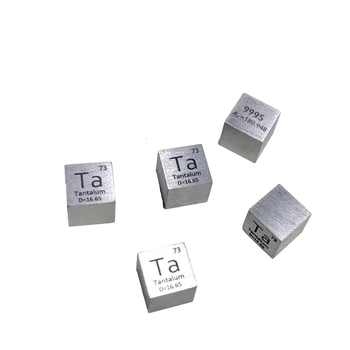 Металлический танталовый кубик плотностью 10 мм 99,95% чистоты для коллекции Element