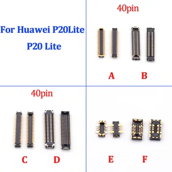 2 шт./лот ЖК-разъем FPC Основная плата Разъем печатной платы материнская плата гибкий разъем USB плата аккумуляторная батарея Для Huawei P20 Lite P20Lite