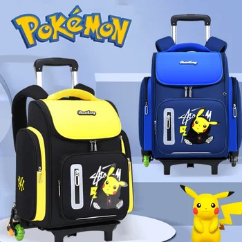 Школьный рюкзак для начальной школы Pokemon Go с рисунком Пикачу Для мальчиков Космический Школьный Рюкзак Светоотражающий Водонепроницаемый Школьный Рюкзак Подарок