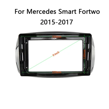 2 Din Android Головное Устройство Автомобиля Радио Рамка Комплект Для Mercedes Benz Smart Fortwo 2015 2016 2017 Авто Стерео Приборная Панель Отделка Панели