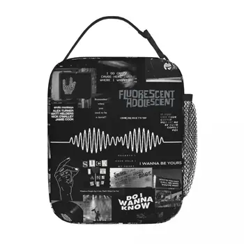 Аксессуары рок-группы Arctic Monkeys Изолированная сумка для ланча для путешествий Винтажный контейнер для еды Многоразовый Охладитель Термобокс для Бенто