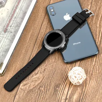 20 мм Мягкий Спортивный силиконовый ремешок для Samsung Galaxy Watch 42 мм для Samsung Gear S2 Classic для Huami Amazfit BIP для Gear Sport